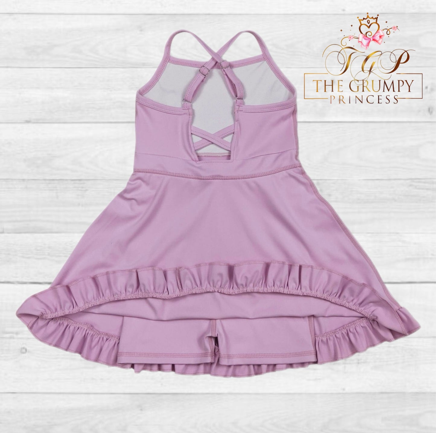 Girls Light Purple Athletic Dress