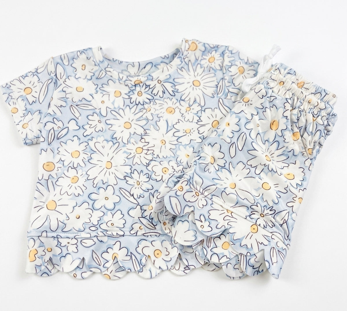 Daisy girls Scalloped Set