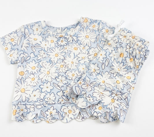 Daisy girls Scalloped Set