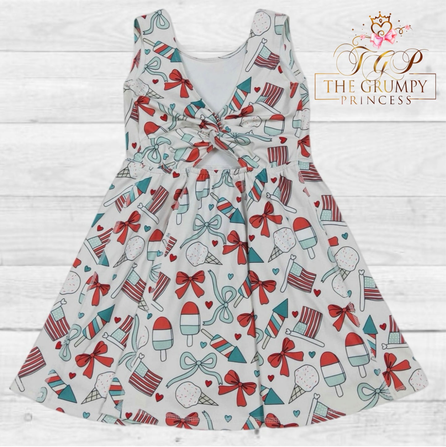 Girls 4th of July Athletic Dress