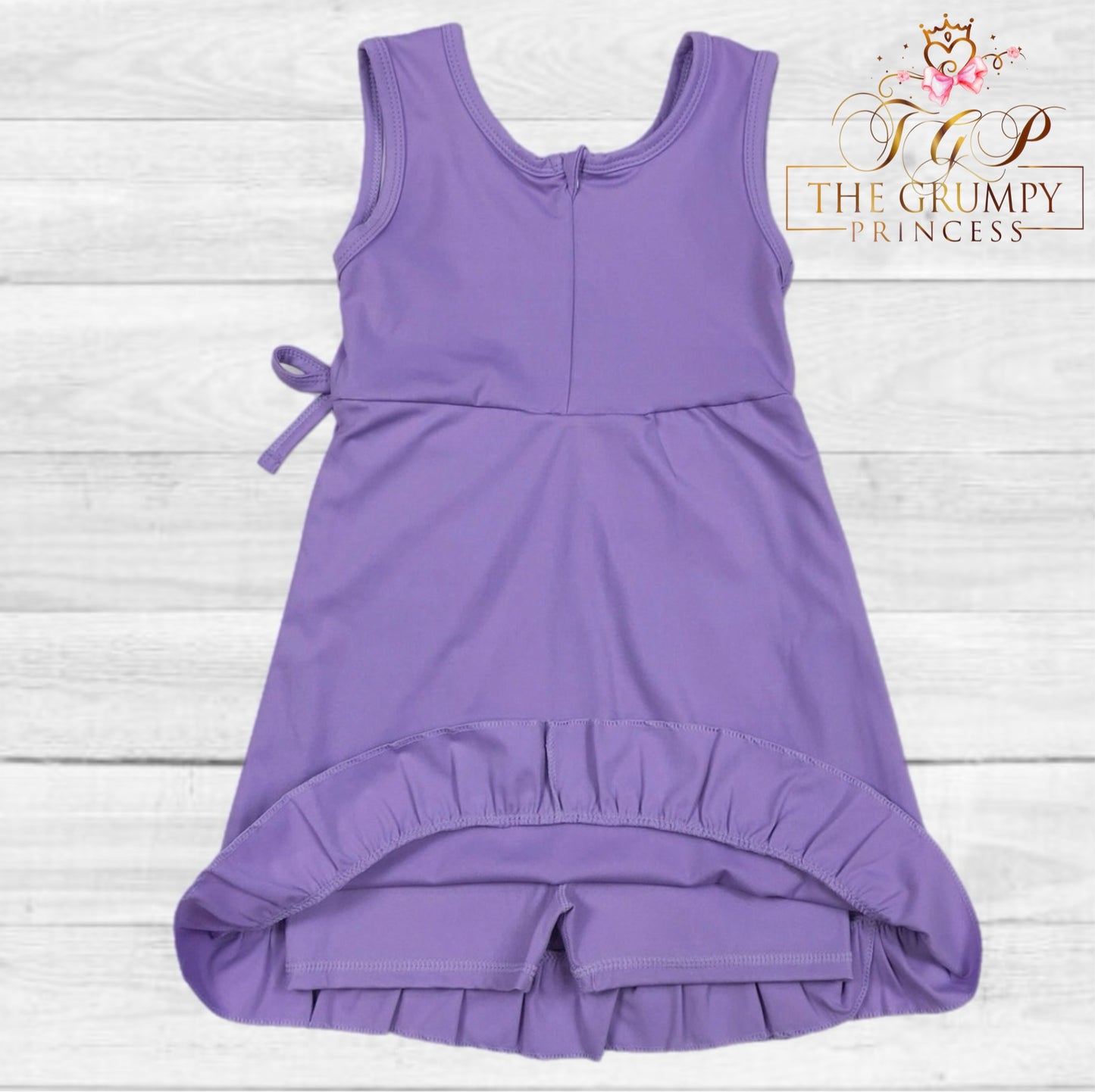 Girls Purple Athletic Dress
