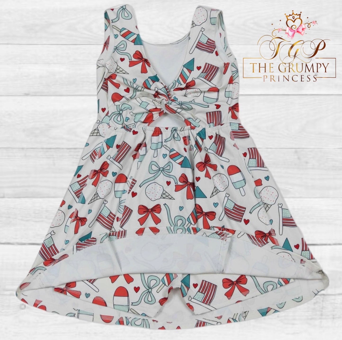 Girls 4th of July Athletic Dress