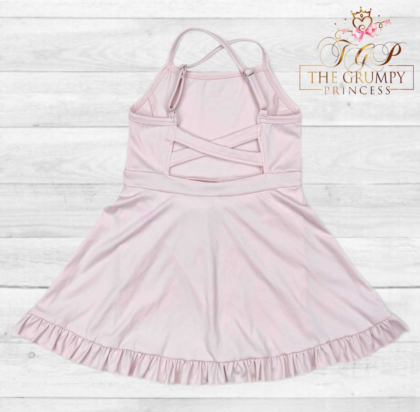 Girls Soft Pink Athletic Dress