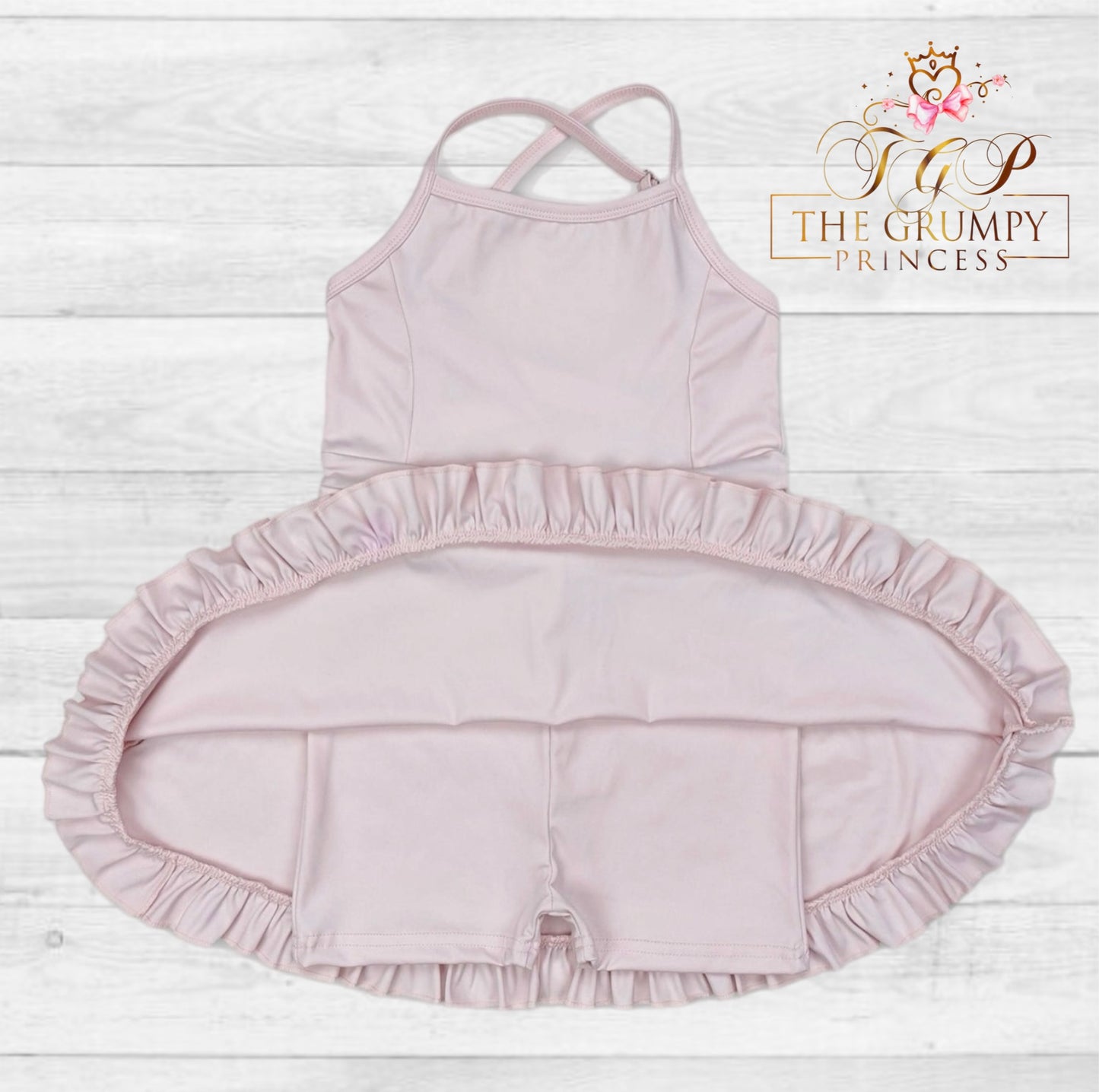 Girls Soft Pink Athletic Dress