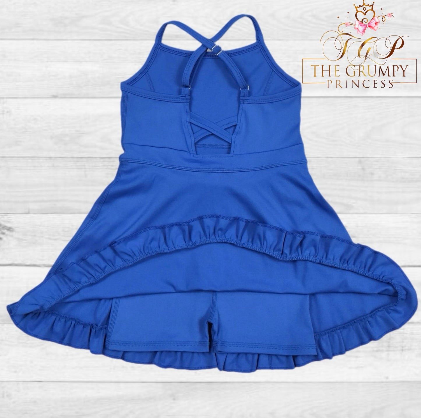 Girls Royal Blue Athletic Dress