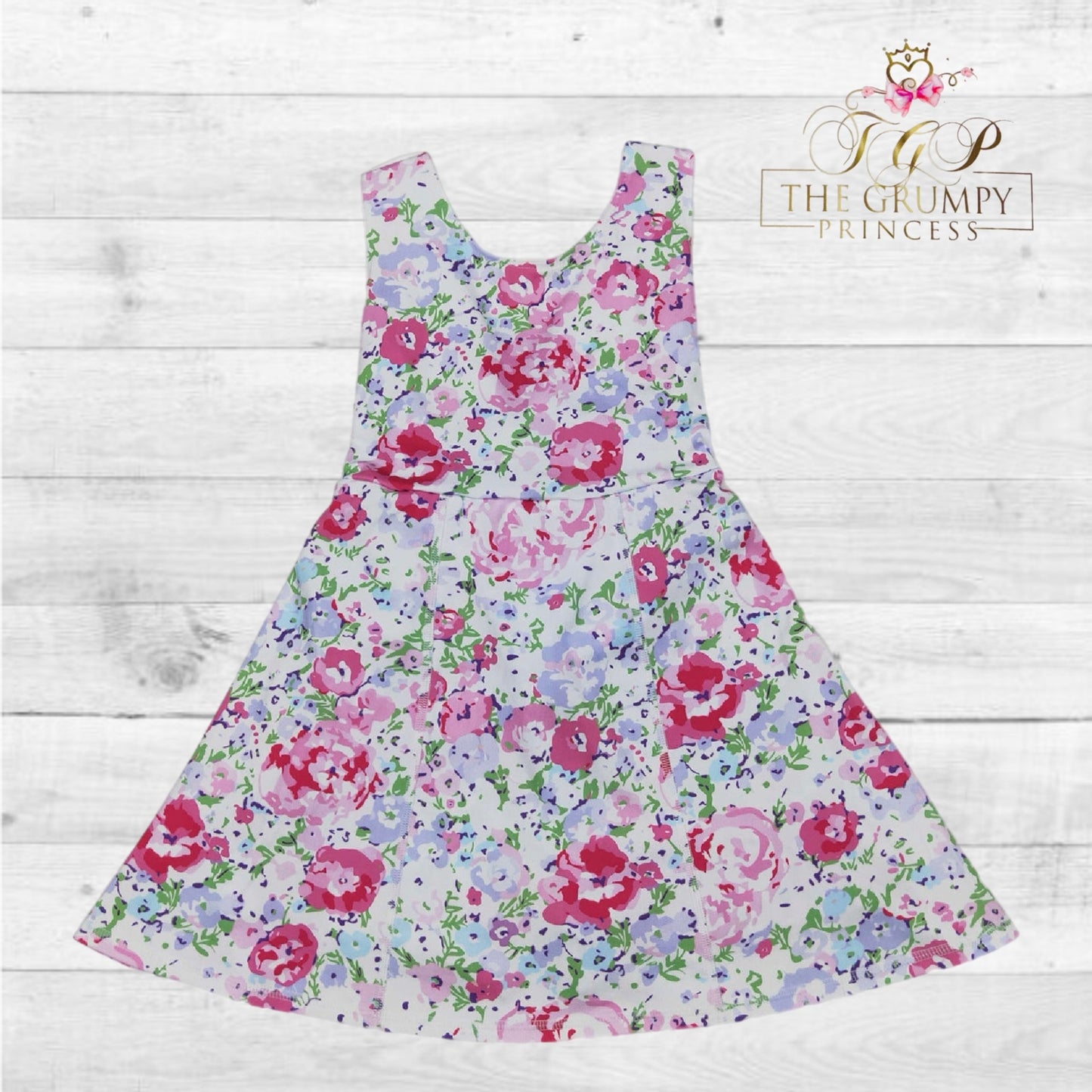 Girls Floral Athletic Dress