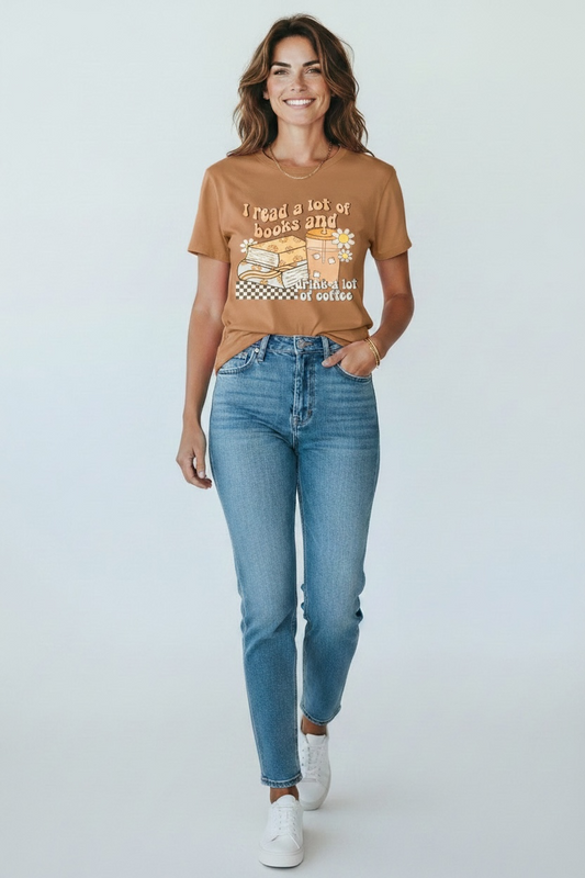 Book & Coffee Tee